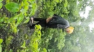 Sex Slave Slut Hard Training in Rain Forest -5