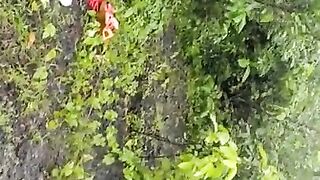 Sex Slave Slut Hard Training in Rain Forest -5