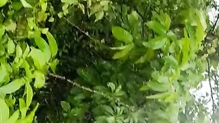 Sex Slave Slut Hard Training in Rain Forest -5