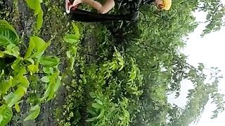 Sex Slave Slut Hard Training in Rain Forest -5