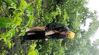 Sex Slave Slut Hard Training in Rain Forest -5