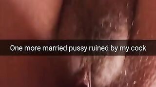 My Short Fat Cock Ruin your Wife Pussy and Marriage - Cuckold Captions Snapchat