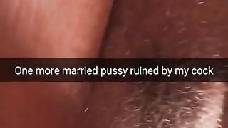 My Short Fat Cock Ruin your Wife Pussy and Marriage - Cuckold Captions Snapchat