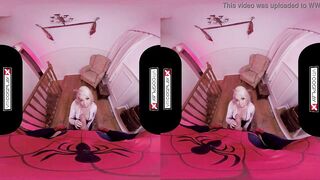 VRCosplayX.com Spider Gwen Blowing Your Mind With Her Mouth And Pussy VRPorn