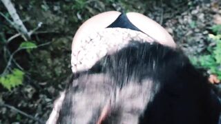 POV: PAWG CHLOE BLACC: Midday Walk Turned into Deep Throating BBC in the Woods!