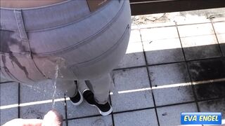 EVA ENGEL: I Pee in my new Jeans! Wet and Messy!