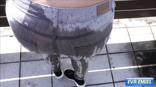 EVA ENGEL: I Pee in my new Jeans! Wet and Messy!