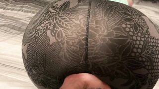 Horny Stepsister with Perfect Ass Lets me Rub her Ass and Pussy in Leggings