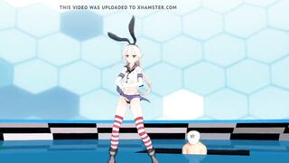 Kantai collection Shimakaze EroDance.