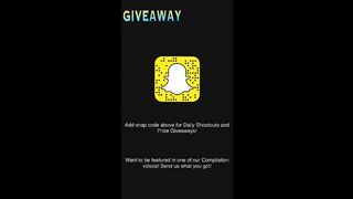 Snapchat Compilation 6! want to be Feautured!? Add our Snap Code!