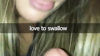 Teen Blonde Sucks and Fucks on Snapchat