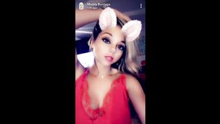 TV Reality Star Maddy Burciaga NIPSLIP Wearing a Nightie (Snapchat)