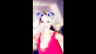 TV Reality Star Maddy Burciaga NIPSLIP Wearing a Nightie (Snapchat)