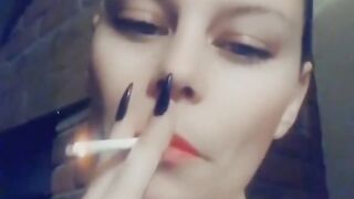 Smoking Clips, Big Tits and Red Lips