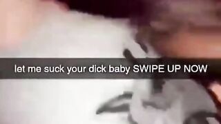 Snapchat Thot Serves Client in Car