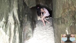 Model Lives in Beach Cave