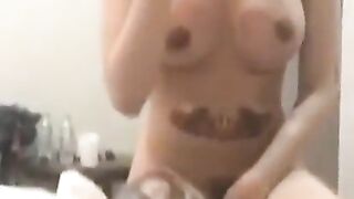 beautiful tatto tinder girl ,Vietnamese Blowjob