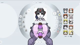 Fapwall Parody Hentai game Widowmaker overwatch cum covered