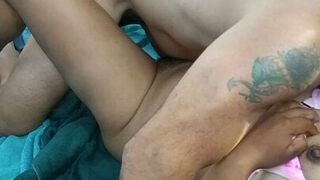 Bareback horny Latina pussy