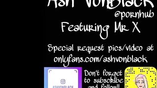 Ash VonBlack POV goth group anal