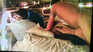 Texas tattooed teacher cum dumpster fucked doggy style