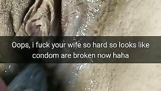 Condom broke and now your cheating wife is pregnant!