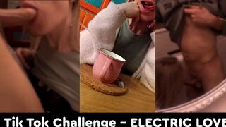 Tik Tok Challenge - Electric Love - Real Risky Fuck in Restroom!