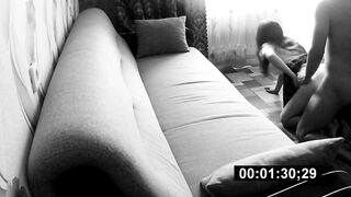 Hidden camera filmed sweet couple sex in hotel room