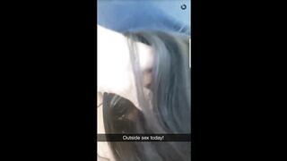 Outdoor Snapchat Sex Gets Interrupted