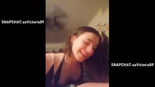 Barely Legal Teen Blowjob and Riding Big Cock, Teen Snapchat Nudes