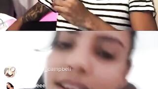 Sexy Latina have Sex with BBC on Instagram Live