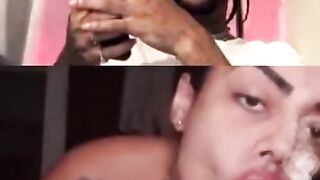 LATINA PUTS ON a SHOW WITH a DILDO ON RAPPER GOLD GAD INSTAGRAM LIVE