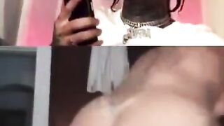 LATINA PUTS ON a SHOW WITH a DILDO ON RAPPER GOLD GAD INSTAGRAM LIVE