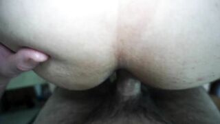 finish the ass drilling and cum inside, it was very tight and hot- pov-close up HD