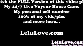 Lelu Love - Painting my nails on my live show, Aunt Flo in town so just topless in panties & chats