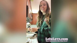 Lelu Love - My actual daily sex behind the scenes of how I like to start with full session and in between candid updates