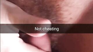 Not inside- not cheating!  -cuckold captions- Milky Mari