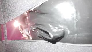 Latex facesitting POV