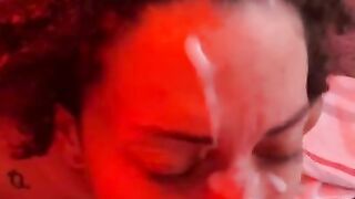 Sexy Slut Frecklemonade Can Take A Facial (Cumpilation)