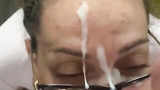 Sexy Slut Frecklemonade Can Take A Facial (Cumpilation)