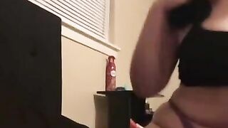 flashing my phat pussy for a tiktok ????????