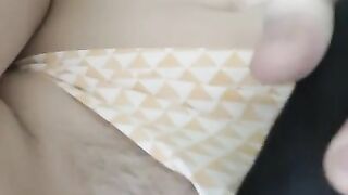 FULL VIDEO of me hiding on the couch and get off