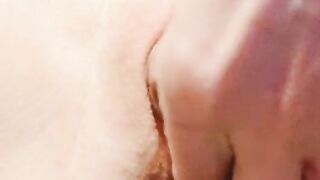 Closeup of CUM Dripping out of my Wet PUSSY