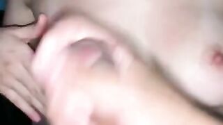 My wife helps me cum with her hands POV