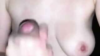 My wife helps me cum with her hands POV