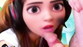 Cartoon Blowjob - Just thought you might find this interesting LOL ✨ SexyGamingCouple ❤