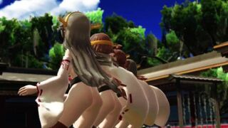 【MMD】Amazing Kongou Sisters【R-18】