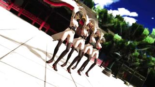 【MMD】Amazing Kongou Sisters【R-18】