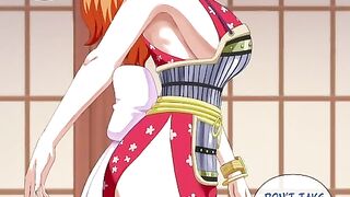 ONE PIECE - VIVI , NAMI HAVING FUN (UNCENSORED) ANAL / DOUBLE PENETRATION