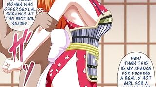 ONE PIECE - VIVI , NAMI HAVING FUN (UNCENSORED) ANAL / DOUBLE PENETRATION